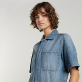 G-STAR Outlet Painter Short Overall Light blue