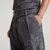 G-STAR Outlet Palm Pleated Denim Pants Grey