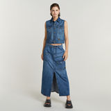 G-STAR Outlet Shrunken Denim Vest Medium blue
