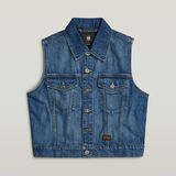 G-STAR Outlet Shrunken Denim Vest Medium blue