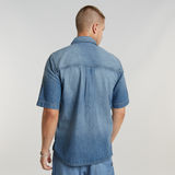 G-STAR Outlet Slanted Double Pocket Regular Shirt Light blue