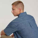 G-STAR Outlet Double Pocket Relaxed Shirt Dark blue