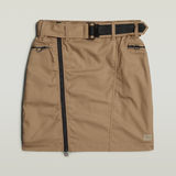 G-STAR Outlet Zip Skirt Beige