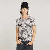 G-STAR Outlet Palm Tree Allover Top Multi color