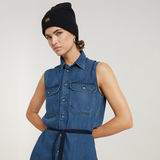 G-STAR Outlet Soft Cargo Dress Medium blue
