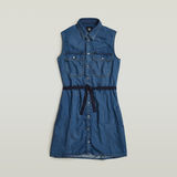 G-STAR Outlet Soft Cargo Dress Medium blue