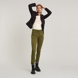 G-STAR Outlet Blossite G-Shape Army High Skinny Pants Green