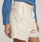 G-STAR Outlet Lintell Denim Shorts Beige
