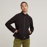 G-STAR Outlet Biker Jacket Black