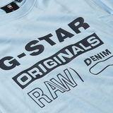 G-STAR Outlet Camiseta Regular para Niños Azul claro