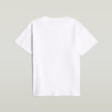 G-STAR Outlet Girls T-Shirt Loose White
