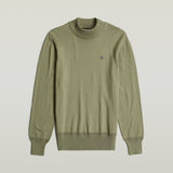 G-STAR Outlet Jersey Core Mock Knitted Verde