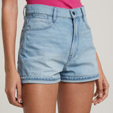 G-STAR Outlet Tedie Ultra High Denim Shorts Medium blue