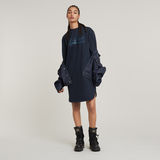 G-STAR Outlet Vestido GS Crew Sweat Azul oscuro