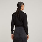 G-STAR Outlet Bomber Sweater Jacket Black
