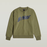 G-STAR Outlet Boys Sweater Loose Green