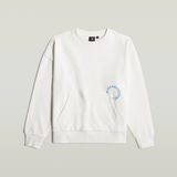 G-STAR Outlet Suéter Loose para Niñas Blanco