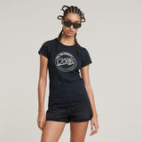 G-STAR Outlet Top Large Logo Azul oscuro