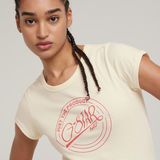 G-STAR Outlet Large Logo Top Beige