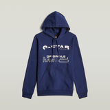 G-STAR Outlet Sudadera Originals Hooded Azul intermedio