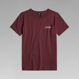 G-STAR Outlet Chest Graphic Optic Slim Top Red