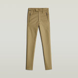 G-STAR Outlet Weld High Skinny Chino Green