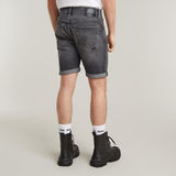 G-STAR Outlet 3301 Slim Denim Shorts Grey