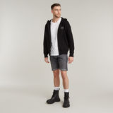 G-STAR Outlet 3301 Slim Denim Shorts Grey
