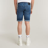 G-STAR Outlet 3301 Slim Denim Shorts Medium blue