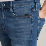 G-STAR Outlet 3301 Slim Denim Shorts Medium blue