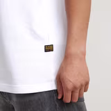 G-STAR Outlet Illustration Leg Loose T-Shirt White