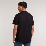 G-STAR Outlet Illustration Leg Loose T-Shirt Black
