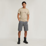 G-STAR Outlet Handwriting Back Print T-Shirt Beige