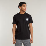 G-STAR Outlet Burger Back Print T-Shirt Black