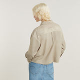 G-STAR Outlet Cut Off Shirt Beige