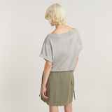 G-STAR Outlet Blousy Boat Neck Jumper Loose Beige