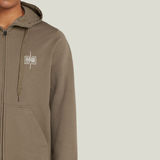 G-STAR Outlet Chaqueta Logo Hooded Zip Thru Marrón