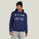 G-STAR Outlet Sudadera Originals Hooded Azul intermedio