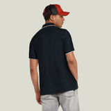 G-STAR Outlet Polo Chest Logo Striped Azul oscuro