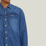 G-STAR Outlet Arc 3D Slim Shirt Medium blue