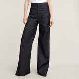 G-STAR Outlet Deck Ultra High Wide Leg Jeans Dark blue