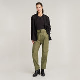 G-STAR Outlet High Paperbag Pants Green