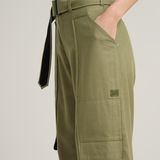 G-STAR Outlet High Paperbag Pants Green