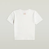 G-STAR Outlet Camiseta Slim Cropped para Niñas Blanco