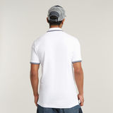 G-STAR Outlet Dunda Slim Stripe Polo White