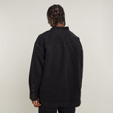 G-STAR Outlet Boxy Fit Overshirt Black