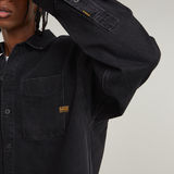 G-STAR Outlet Boxy Fit Overshirt Black