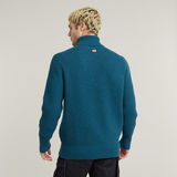 G-STAR Outlet Essential Turtle Knitted Sweater Medium blue