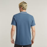 G-STAR Outlet Dunda Slim Stripe Polo Medium blue