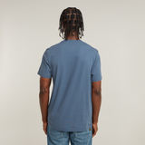 G-STAR Outlet Topography Chest Graphic Slim T-Shirt Medium blue